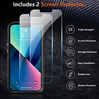 5 en 1 étui de téléphone magnétique pour iPhone 15 Pro max 2 Pack protecteur d'écran en verre trempé objectif de caméra de protection pour iPhone 14