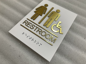 Modern Name Design Acrylic UV Printing Office Custom Logo Business Plate <strong>Door</strong> <strong>Signs</strong> <strong>for</strong> <strong>Push</strong> <strong>Pull</strong> Clear Plastic Wall Panel - Product Image 6