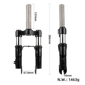 Horquilla de suspensión delantera para <span class=keywords><strong>Xiaomi</strong></span> Mijia M365 <span class=keywords><strong>Pro</strong></span> Pro2 S1, tubo <span class=keywords><strong>amortiguador</strong></span> hidráulico, absorción de impacto - Product Image 3