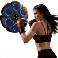 Cible murale de boxe musicale électronique connectée à une application avec 6 pads pour enfants et adultes, idéale pour le fitness à domicile