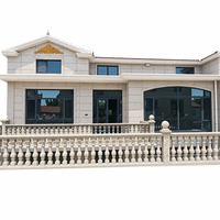 Fenêtre à battant vertical insonorisée en alliage d'aluminium avec double vitrage trempé pour usage extérieur (maison/villa)