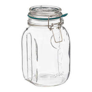 Jarra de Vidrio Hermética de 1 Litro - Product Image 1