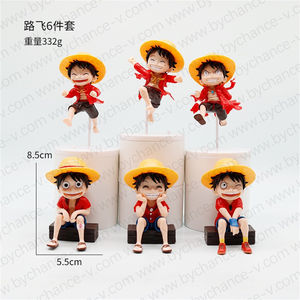 Figurine de <span class=keywords><strong>pirate</strong></span> garçon d'aventure anime, personnage japonais emblématique, jouet Gacha en gros pour boutique de détail, cadeau pour enfants, décoration de bureau - Product Image 5