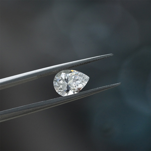 Moissanita Suelta Starsgem, Corte Pera, 4*6mm-10*15mm, Grado GRA, Color FG, VVS, Piedra Sintética, Forma de Pera, para Joyería - Product Image 2