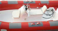 Certifié CE Vitesse Jet Boat PVC Nervure Léger En Aluminium Kayak Vitesse Ponton Radeau Aviron Yacht Sports Nautiques Rigide Gonflable
