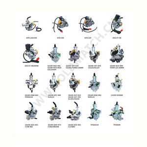 Pièces de rechange moto vente en gros <span class=keywords><strong>carburateur</strong></span> moto pour cg125 cg150 cg200 gy6125 gy6150 c100 titan150 cn125 ax100 etc - Product Image 1