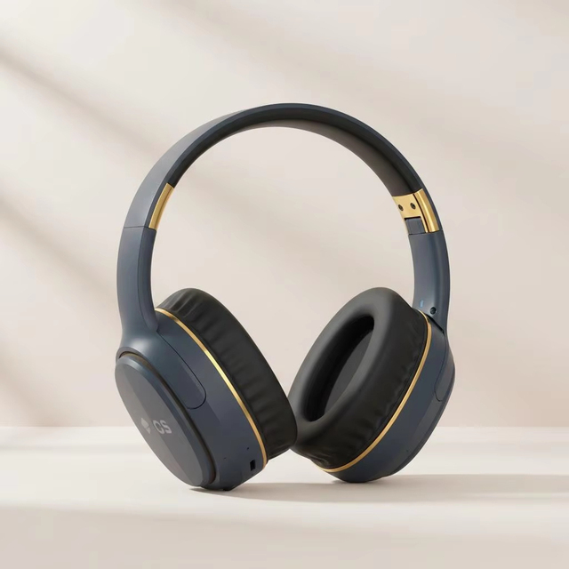 Foldable Blue-tooth Over-Ear Headphones, Wireless Sports Headset with Wired Option, LED Light for Gaming and Music, Heavy Bass