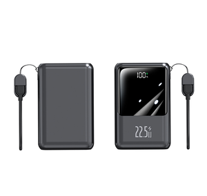 Batería Externa de Alta Capacidad 20000mAh con Carga Rápida PD22.5, Cable Integrado, Estación de Carga - Product Image 1