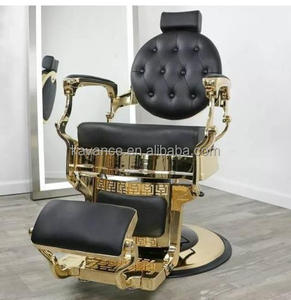 Mobilier de <span class=keywords><strong>Salon</strong></span> de <span class=keywords><strong>coiffure</strong></span>, chaise de barbier d'<span class=keywords><strong>occasion</strong></span> à vendre, or et Vintage, 1 pièce, mobilier de <span class=keywords><strong>Salon</strong></span> de beauté, caisse moderne en bois - Product Image 1