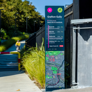 Publicidad Fabricante Producto Custom Pylon Sign Board Led Luminous Wayfinding <span class=keywords><strong>Signs</strong></span> - Product Image 5