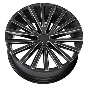 Novo <span class=keywords><strong>22</strong></span> 24 Polegada Liga de Alumínio Fundição Rodas Carro 6x114.3 6x139.7 Jantes para SUV/caminhão acabamento preto navio pronto - Product Image 2
