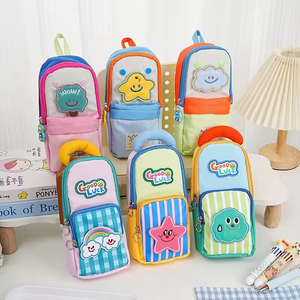 Cute Zipper <b>Large</b> Capacity Small School Pencil Case Creative High-Value Girls' Stationery Handheld - Product Image 6