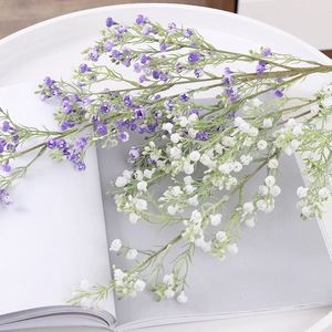 LO-09 Vente en gros de fleurs artificielles Gypsophila en latex de 81 cm, toucher réel, pour la décoration de la maison, des mariages, des hôtels et des remises de diplômes - Product Image 1