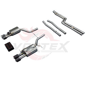 ท่อไอเสีย Vortex SS304 Valvetronic สำหรับ BMW ซีรีส์ 5 รุ่น 520i 525i 528i 535i ระบบแคทแบคสำหรับการแข่งขันสมรรถนะสูง - Product Image 5
