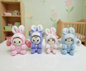 Peluche Sanrio suspendue de 15 cm, décoration animale mignonne de Pâques pour chambre d'enfant, design compact en tissu, unisexe - Product Image 2