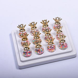 Wholesale Popular 16mm Crown Pendant Hot Sale DIY Mobile Phone Chain Keychain Accessories with Acrylic <b>Plastic</b> & Lucite <b>Beads</b> - Product Image 4