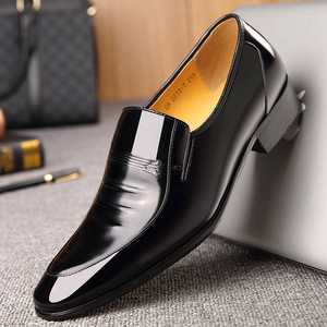 2026 <b>Block</b> Embroidered Men's Shoes British Style Chunky Sole Business Formal Casual Shoes - Product Image 4