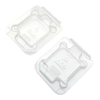 Kotak Pelindung CPU Komputer Desktop LGA115x PVC Transparan Model Clamshell untuk Pengiriman