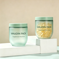 Pot en verre dépoli à large ouverture 250 ml, lot de 60 pièces, vente en gros pour l'emballage de poudres protéinées et de compléments nutritionnels