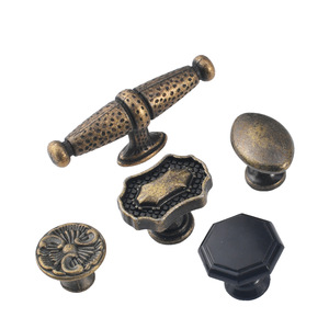 Furniture Handle And <b>Knob</b> Zinc Alloy Octagonal Drawer European Style Durable - Product Image 5