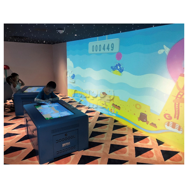 AR Interactive Projector Games Magic Painting Touch Table Interactive Table Wall Projection for Children's Game Science museum