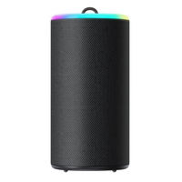 Enceinte Bluetooth étanche portable avec subwoofer intelligent, haut-parleur sans fil haute puissance avec lumière LED RGB pour fêtes en extérieur