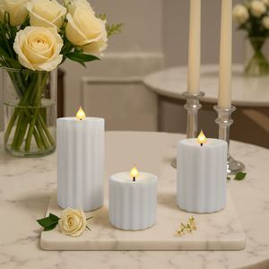 एलईडी फ्लैमेलेस एलईडी मोमबत्ती की बैटरी इलेक्ट्रॉनिक मोमबत्ती का नेतृत्व फ्लैमेलेस एलईडी मोमबत्ती प्रकाश - Product Image 3