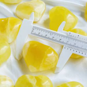 crystal wholesale supplier natural pistachio calcite heart