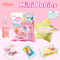 Caja ciega de silicona para bebés Reborn, Mini muñecas Reborn de 6/8 pulgadas, cajas misteriosas, minoristas, diseño de embalaje exclusivo compatible