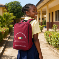 Sac à dos scolaire personnalisé pas cher pour enfants, avec logo, code Côte d'Ivoire Ministère de l'Éducation Nationale, pour sacs à dos de l'administration et des étudiants