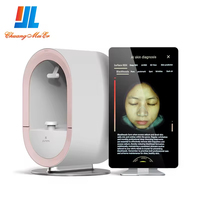 Analyseur de peau du visage 3D, appareil de test, grand capteur, caméra 4k, écran tactile diagnostique, portable, connecté au wifi, pour la beauté