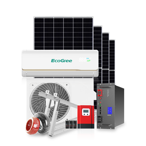 Climatiseur solaire pur à prix abordable 1,5 CV 1 tonne 12000 Btu avec batteries lithium-ion, climatiseur solaire hors réseau DGGV-DC48V - Product Image 6