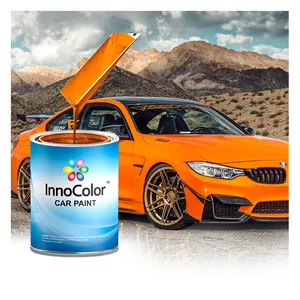 Innocolor – peinture de pulvérisation pour voiture, fabricant professionnel, puces de couleur personnalisées, acrylique 2K, Orange métallique