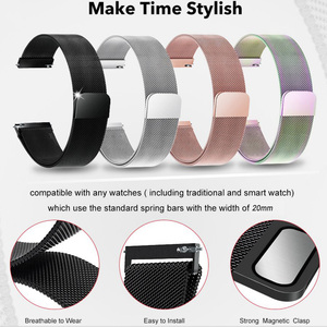 Bracelet de montre en acier magnétique milanais pour <span class=keywords><strong>Samsung</strong></span> Galaxy <span class=keywords><strong>Watch</strong></span> 3 41 mm 45 mm - Product Image 2