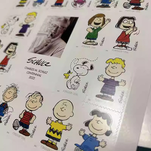 <span class=keywords><strong>2022</strong></span> para Charles M. Schulz, sellos postales <span class=keywords><strong>de</strong></span> Peanuts Forever, Snoopy MNH, coleccionables - Product Image 1