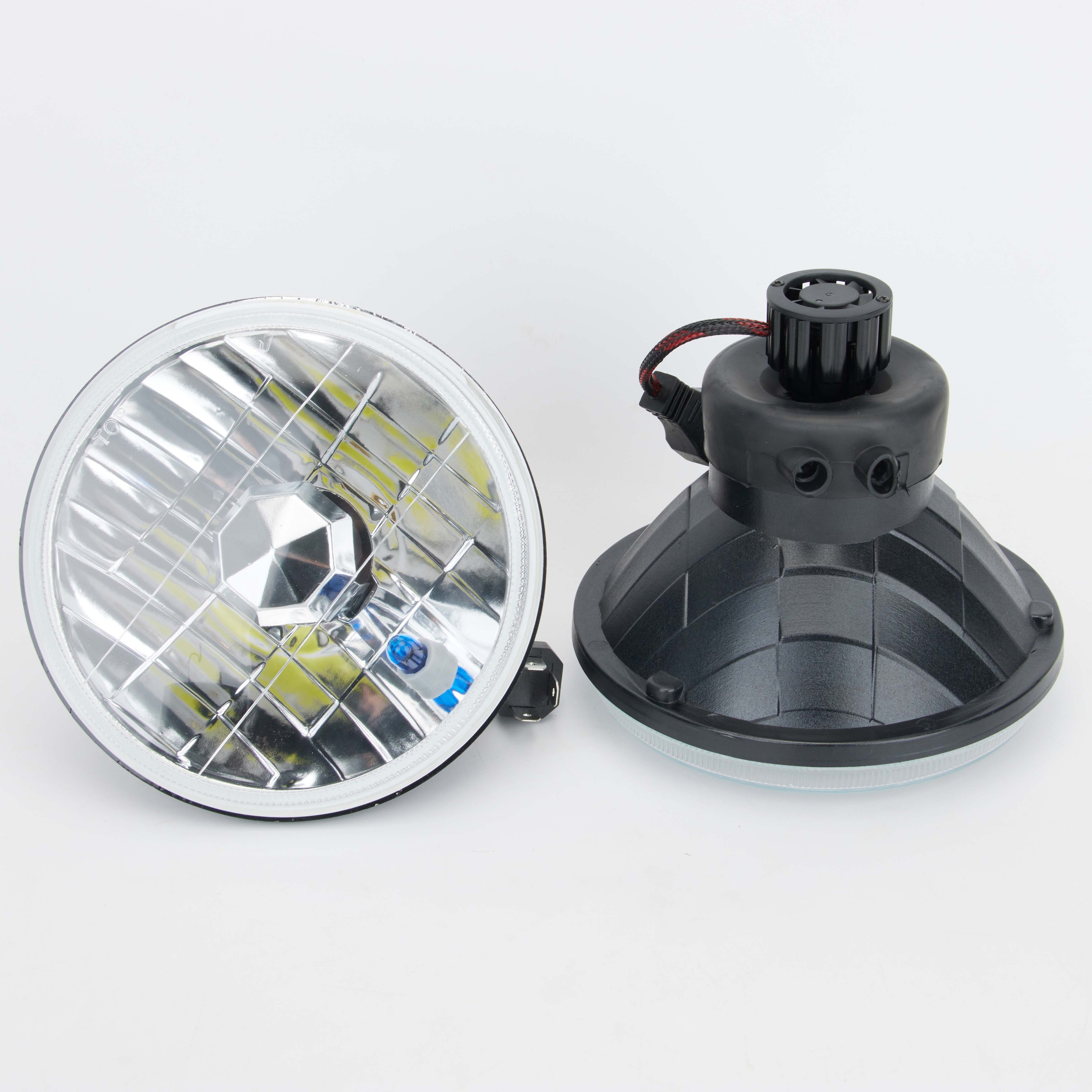 5.75 Inch LED Motorcycle Headlight - DOT Approved High/Low Beam Headlamp For Bikes