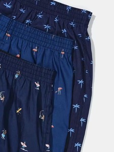 Calzoncillos bóxer CELINNE al por mayor, de algodón, cómodos, talla grande, cintura elástica, diseño de diseñador, para hombre - Product Image 3