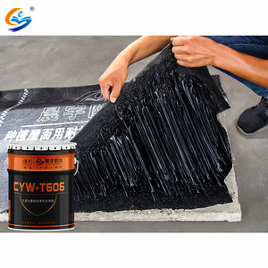 Revestimiento Impermeabilizante de Asfalto Negro, Caucho Líquido, Betún para Techos, Pintura No Curable, Aplicación en Frío, Impermeabilización de Edificios de Hormigón - Product Image 4