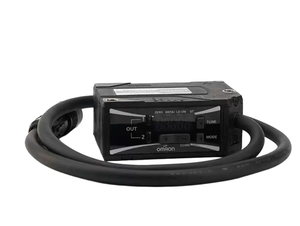 Capteur de déplacement laser rouge visible avec amplificateur intégré, DC10-30V, IP67, 2m, sortie 4-20mA, portée 50-600mm, 250mA - Product Image 4