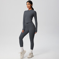 Veste de sport respirante et écologique pour femme RUIQUWIN avec logo personnalisé, séchage rapide, motif uni, idéale pour l'hiver