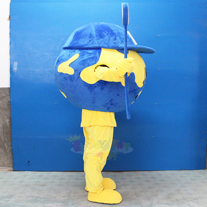 Personalizzato professionale la terra mascotte costumi per adulti cartoni animati pelliccia peluche Costume Costume personaggio in vendita - Product Image 4