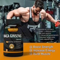 Suppléments de ginseng Panax Maca bio à base de plantes Comprimés de ginseng Maca