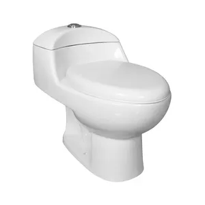 China Factory Water Closet Bathroom Ceramic Toilet Sanitary Ware Siphon 1 Piece Toilet Wc Bowl Set Floor Mounted