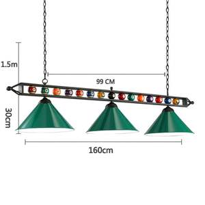 Prix de gros d'usine, <span class=keywords><strong>lampe</strong></span> à 3 têtes, <span class=keywords><strong>billard</strong></span>, snooker, lumière noire, bleue, <span class=keywords><strong>verte</strong></span>, rouge, couleur au choix - Product Image 5