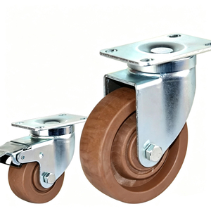 Ruedas Industriales Resistentes a Altas Temperaturas, de 3, 4 y 5 Pulgadas, con Placa Giratoria de 280 Grados - Product Image 1