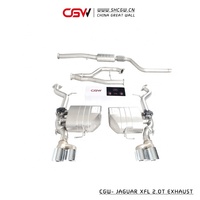 Prix de distribution de tuyaux de silencieux d'échappement de contrôle de soupape sonore pour Jaguar XFL 2.0 3.0T avec embouts d'échappement