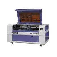 Machine de découpe laser CO2 CNC à double tête économique pour métal, bois, cristal, caoutchouc avec rail de guidage HIWIN et haute précision