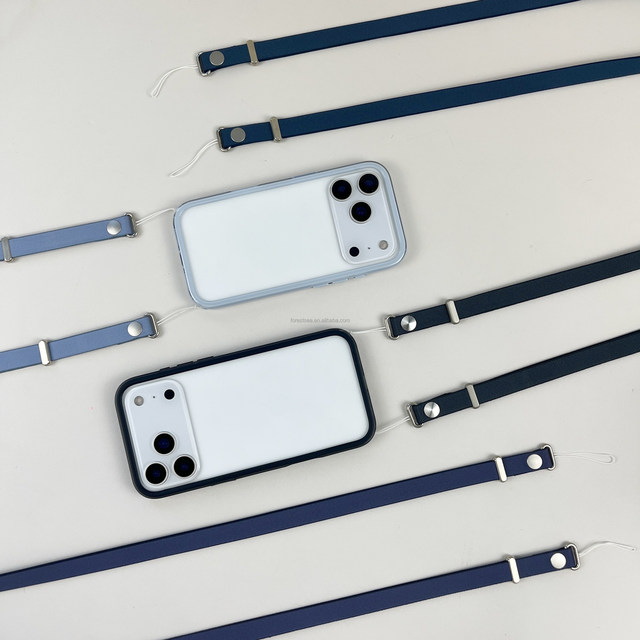 Hands-Free Crossbody Frame Case 2 in 1 Custom Mobile case with Strap Custom logo Lanyard Accessories Part for iPhone 17 Pro