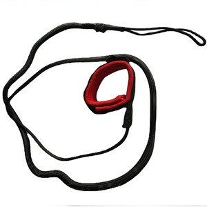 Laisse de planche de surf en nylon élastique, corde de sécurité pour utilisation en mer, unisexe, 12 ans et plus, design minimaliste, couleur unie - Product Image 1