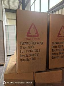 Material de aislamiento Mantas de tela de fibra cerámica aislantes ignífugas <span class=keywords><strong>para</strong></span> revestimientos de pared de hornos industriales - Product Image 6